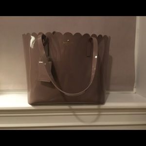 Kate Spade scallop patent tote Never used